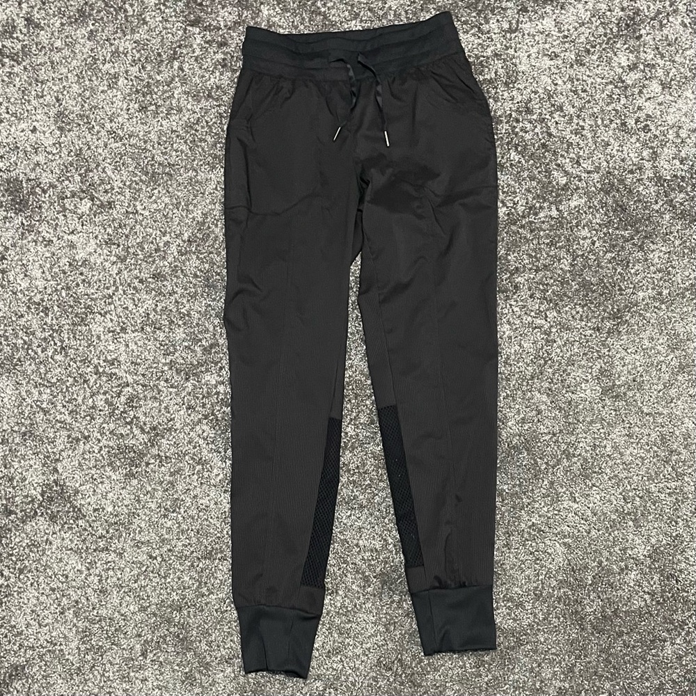 Kyodan Black Jogger Pants with Mesh Detail